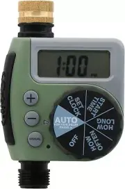 Orbit 62056 One Outlet Single-Dial Hose Faucet Timer Single, Neutral