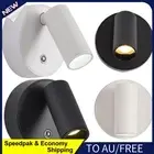 AU LED Wall Sconces Light USB Rechargeable 3W Bedside Study Reading Sconce Lamp