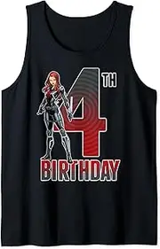 [Marvel] Black Widow 4th Birthday Pose Portrait Tank Top
