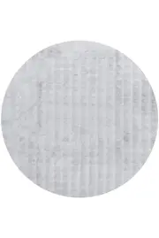 Rug Culture Bubble Washable Runner Rug Silver