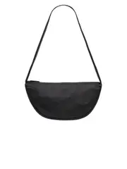 St. Agni | Soft Crescent Bag in Black | The UNDONE