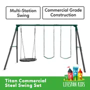 Lifespan Kids Titan Commercial Steel Swing Set