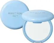 THESAEM Sebum Control Makeup Pressed Powder Pact, Pore Minimization, Plant-Based Setting Finishing Powder to Absorb Sweat and Prevent Clumps, with Mirror and Puff - Saemmul Perfect Pore Pact 12g