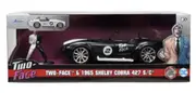 Jada Toys #33091 DC Comics 1965 Shelby Cobra with Two-Face Figure 1:32 Scale Die-Cast Collectible Vehicle - New, Unopened