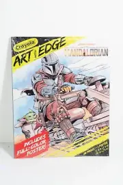 Crayola Art with Edge Star Wars The Mandalorian Coloring Book and Poster New
