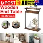 Small Spaces Narrow Side Table Metal Frame Modern Slim Sofa Tray Gift AU