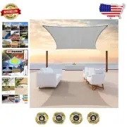 Stylish Custom Grey 6' x 21' Sun Shade Sail - Ideal for Weddings & Patios