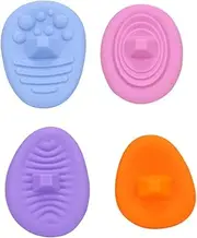 Four Silicone Textured Rings for Fidgeting, Soft Toy for Everyone , Solid Color