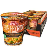 Cup Noodles Stir Fry Rice with Noodles, Japanese Teriyaki Chicken, 2.75 Ounce (P