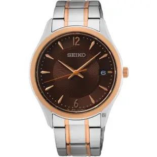 【SEIKO 精工】CS 城市情侶手錶 對錶 送行動電源(SUR470P1+SUR476P1)