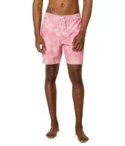 johnnie-O Lucca Swim Suit (Taffy) Mens Swimwear Pink