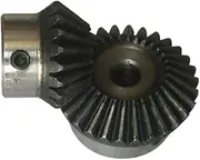 PLNLMEDVEK 18:54 15:45 Teeth 1:3 Ratio 1 1.5 2 2.5 Module 1M 1.5M 2M 2.5M 90 Degree 45# Steel Tapered Wheel Pinion Pilot Bore Bevel Gear(2.5 Module,1Pair 15x45 Teeth)