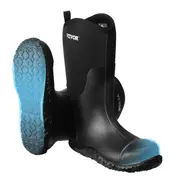 Rubber Boots Men Protective Footwear Steel Toe Work Rain Boots Size 12 US