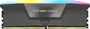 CORSAIR Vengeance RGB DDR5 RAM 32GB (1x32GB) 6000MHz CL38-44-44-96 1.35V AMD Expo Intel XMP 3.0 Desktop Computer Memory – Grey (CMH32GX5M1E6000Z38)