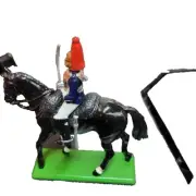 Vintage Britains Horseback Cavalry British Queen's Guard Horse England Mounted 8