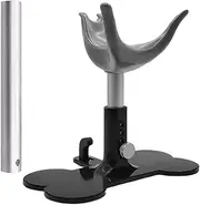 STARTIST Dog Auxiliary Standing Bracket Pet Hair Cutting Stool Soft Adjustable with Pole Pet Grooming Chair Pet Bench for Pet Grooming, Grey