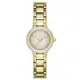 DKNY 低調巴黎簡約都會腕錶-鑽框白x金-NY2392-30mm
