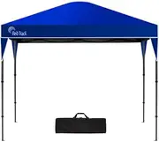 Red Track 3.6x2.2m Ultra Compact Folding Gazebo, Carry Bag, Portable Outdoor Popup Marquee for Camping Beach, Navy Blue