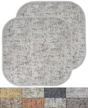 Broadway Memory Foam No Slip Back 16 x 16 Chair Pad Cushion 2, 4, 6 or 12 Pack
