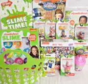 NEW NICKELODEON SLIME BIRTHDAY GIFT BASKET FIGURES CHRISTMAS SLIME PLAY SET