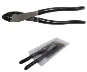 Klein Tools 9" Heavy Duty Wire Crimper 10-22 AWG + Heavy Duty Cable Cutter