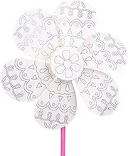 TOYANDONA 14pc DIY Unfinished Windmill Craft Kit Boys and Girls Windmill Toy for Boys and Girls Paint Your Own for Creative Play Fine Motor Skills Development