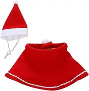 BESPORTBLE Pet Cape and Hat Set Dog and Cat Costumes Cosplay Outfit Soft Material Easy to Wear