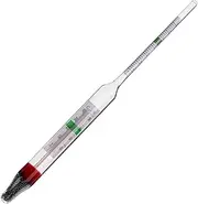 MUCKLILY 1 Set Meter Fish Tank Aquarium Water Measuring Tester Aquarium Areometer Sea Water Testing Tool Portable Hydrometer Aquatic Hydrometer Densitometer for Fish Tank Glass
