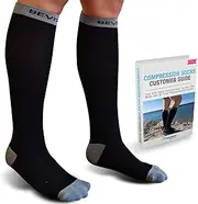 BeVisible Sports Ultimate Compression Socks - 20-30mmHg for Men & Women - Best for Running, Fitness, Shin Splints, Nurses, Travel, Maternity, Pregnancy - Enables Faster Recovery