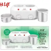 HI LIFT Wax Pro Twin Kompact 1000ml & 500ml Pot Professional Wax Heater