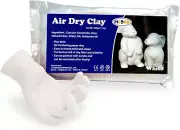 Air Dry Clay White 1.1 Lbs, Modeling Clay Air Drying for Sculpting, Painting | F