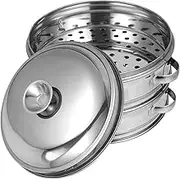HAKIDZEL 1 Set Steamer Baskets with Lid Multipurpose Cooking Inserts for Steaming Vegetables Dumplings Rice Eggs and More Heat Resistant Easy to Clean