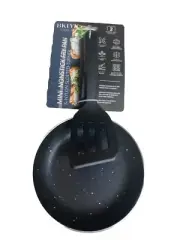 BLKYN Steel Co Mini Nonstick Fry Pan & Nylon Slotted turner