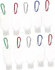 SEWOART 10Sets Travel Empty Bottles for Hand Refillable Travel Toiletry Containers Leakproof Squeeze Bottles for Travel Camping and Outdoor Use