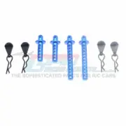 GPM Racing ES201FR-B Alum Front+Rear Body Posts Blue : Enduro Sendero
