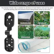 100Pcs Shade Cloth Plastic Clips Bird Netting Cloth Fix Clamp Mini guyMV