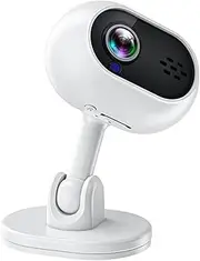WiFi Security Camera - Motion Detection HD Cam, 360° Rotatable Base Indoor WiFi Camera | Wireless Security Camera for Baby and Pet Monitoring, Equipped with Night Vision for Peace of Mind Anywhere