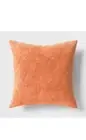 Washed Cotton Velvet Square Throw Pillow Pink - Threshold'™: Polyester Fill