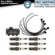 Ignition Coils & Spark Plugs Set Fits 1996-2000 Ford Taurus Mercury Sable