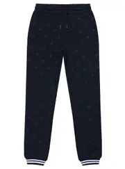 GUESS Blue Scuba Active Pants Size: 8, Elastane