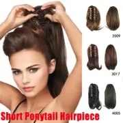Fiber Headwear Clip Claw Ponytail Hairpiece Hair Extensions Synthetic Wigs