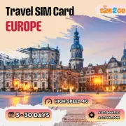Europe Travel Sim Card highspeed 4G data Unlimited 2G