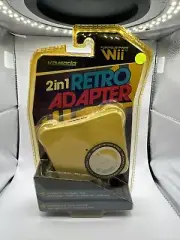 Nintendo Wii 2 in 1 Retro Adapter by Komodo Brand New SEALED