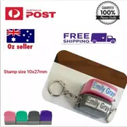 Custom Name Self Inking Stamp Personalised Kids Name Stamps School tags
