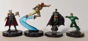 2012 Free Comic Book Day 4 Different Miniature Action Figure MIB Wizkids