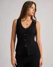 [Mooloola] Mooloola Women's Iris Dallis Top in Black 0 Black