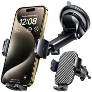 Car Phone Holder Mount Phone Mount for Car Windshield Dashboard Air Vent Univ...