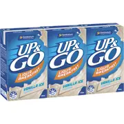 Up&Go Liquid Breakfast Vanilla Ice 250mL x 3 pack