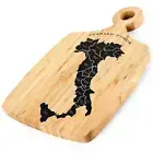 Luxe STUNNING Italian Cheese Board Set Charcuterie Board Tray Handmade Bamboo