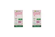 2x 4pc Garnier Micellar Cleansing Water + Eco Pads Kit Value Pack Makeup Remover